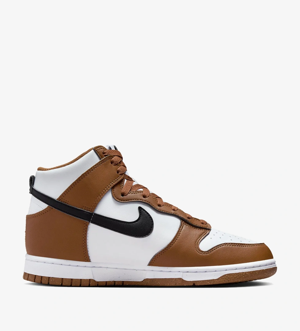 Nike Dunk High Next Nature Kadın Kahverengi Spor Ayakkabı - Görsel 1