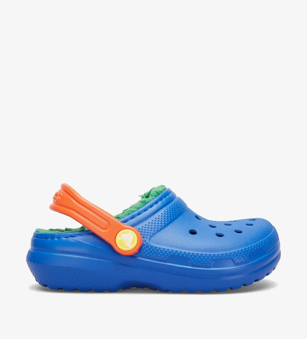Crocs Classic Lined Clog K Çocuk Mavi Terlik - Görsel 1