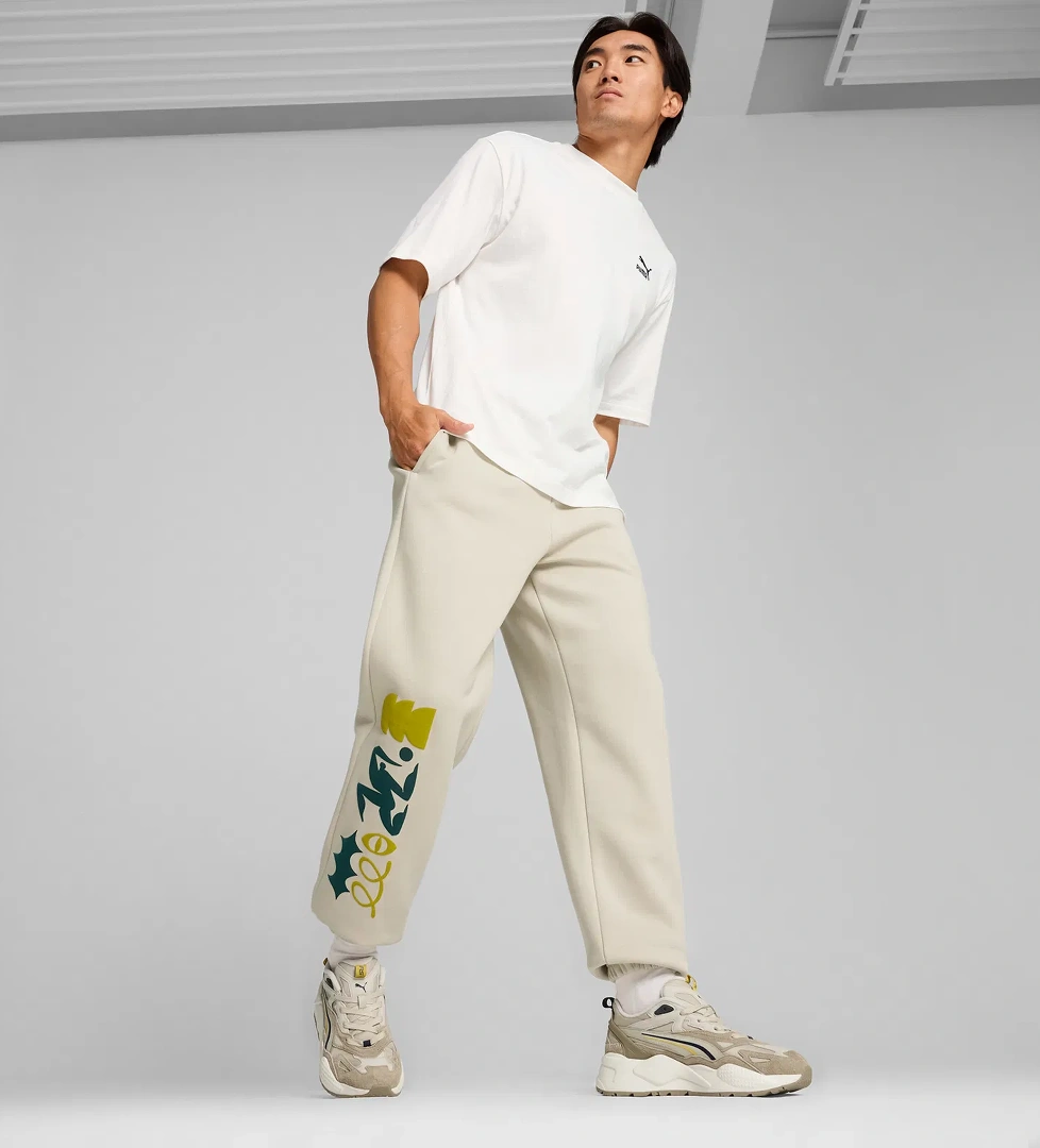 Puma Rs-X Efekt Premium Athletics Unisex Haki Spor Ayakkabı - Görsel 1