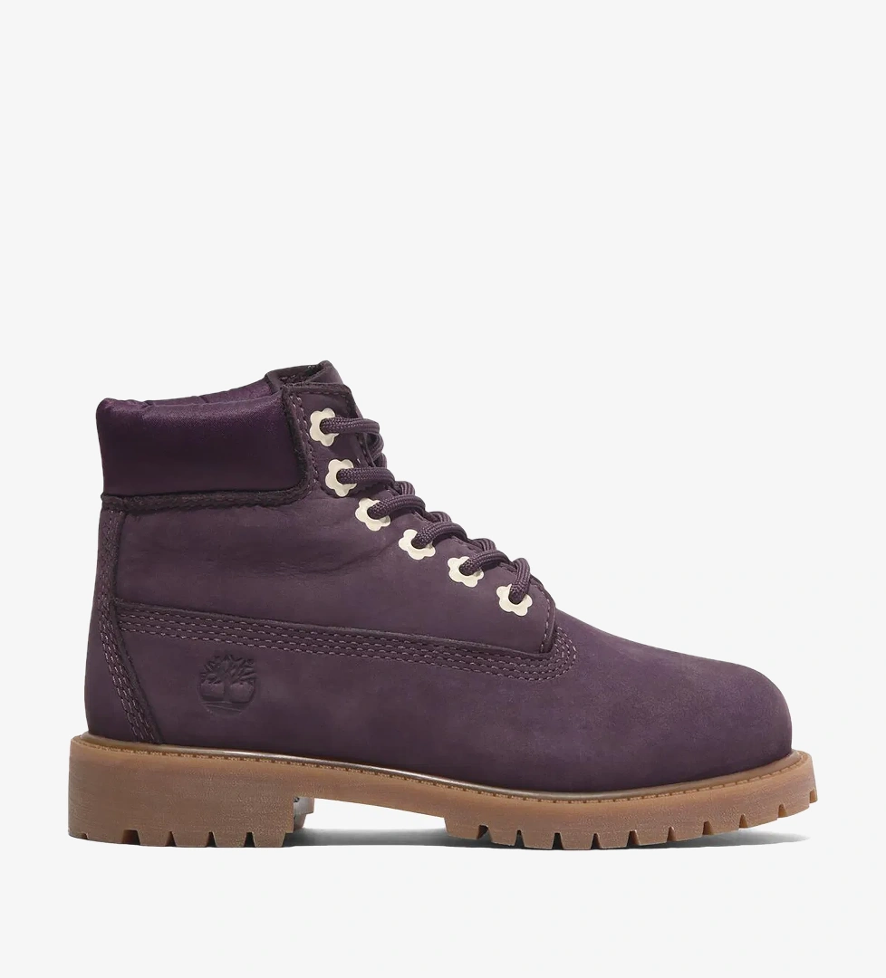 Timberland Premium 6 Inch Lace Up Çocuk Mor Bot - Görsel 1