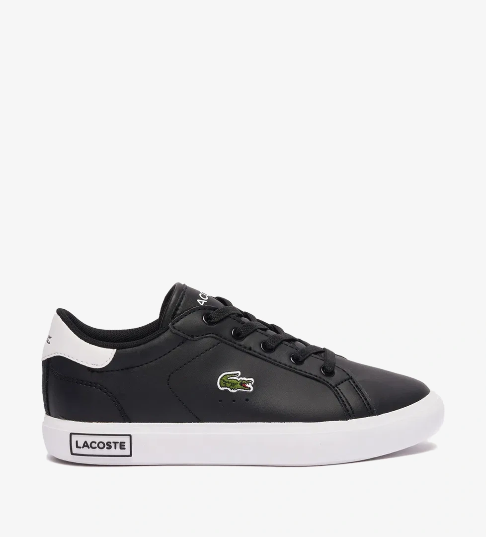 Lacoste Lacoste Powercourt Çocuk Siyah Sneaker | FashFed Siyah - 1. görsel