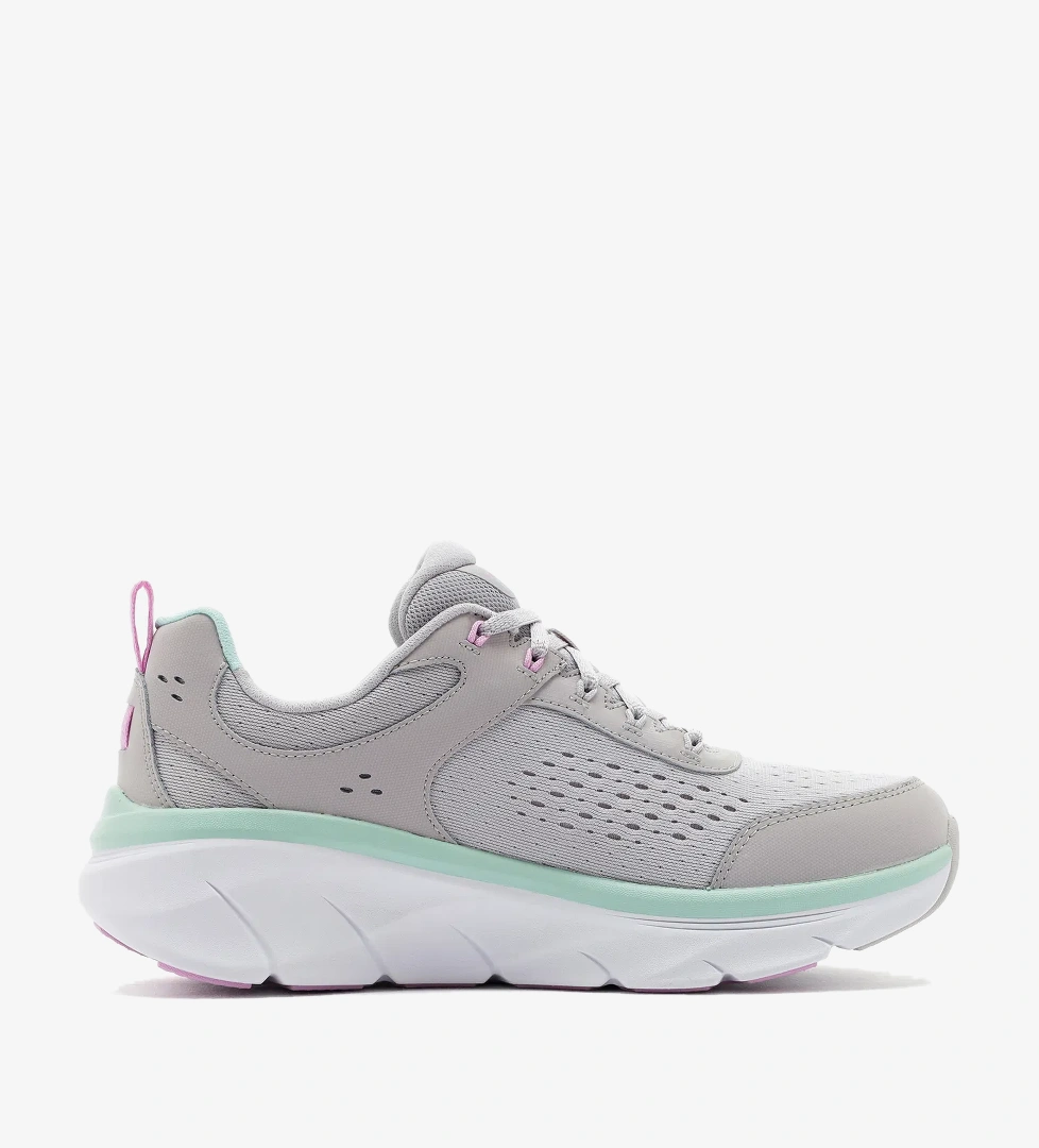 Skechers D'Lux Walker 2.0 Daisy Doll Kadın Gri Spor Ayakkabı - Görsel 1