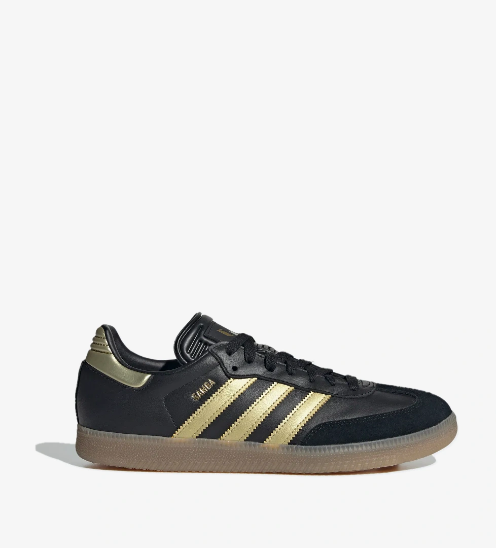 adidas Messi X Samba Erkek Siyah Spor Ayakkabı - Görsel 1