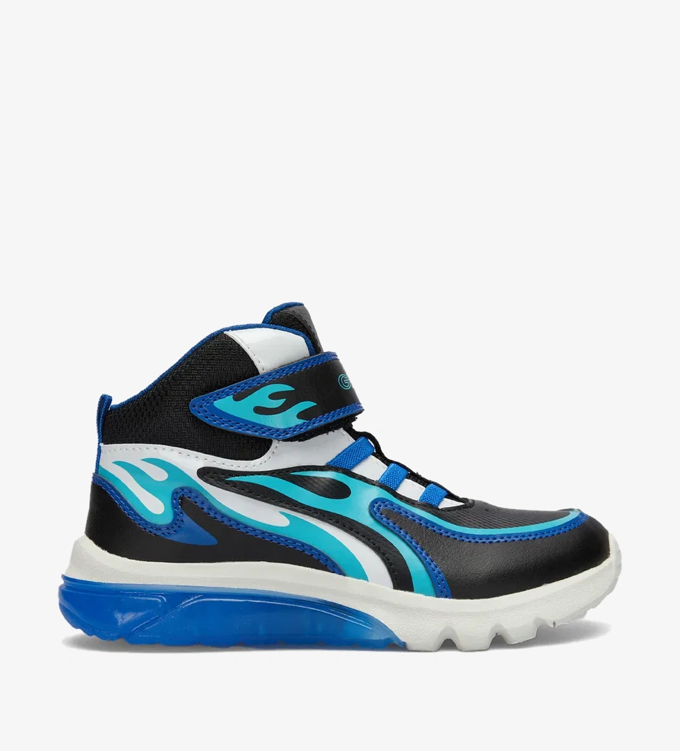 Fashfed Geox Ciberdron Çocuk Siyah Spor Ayakkabı model görseli