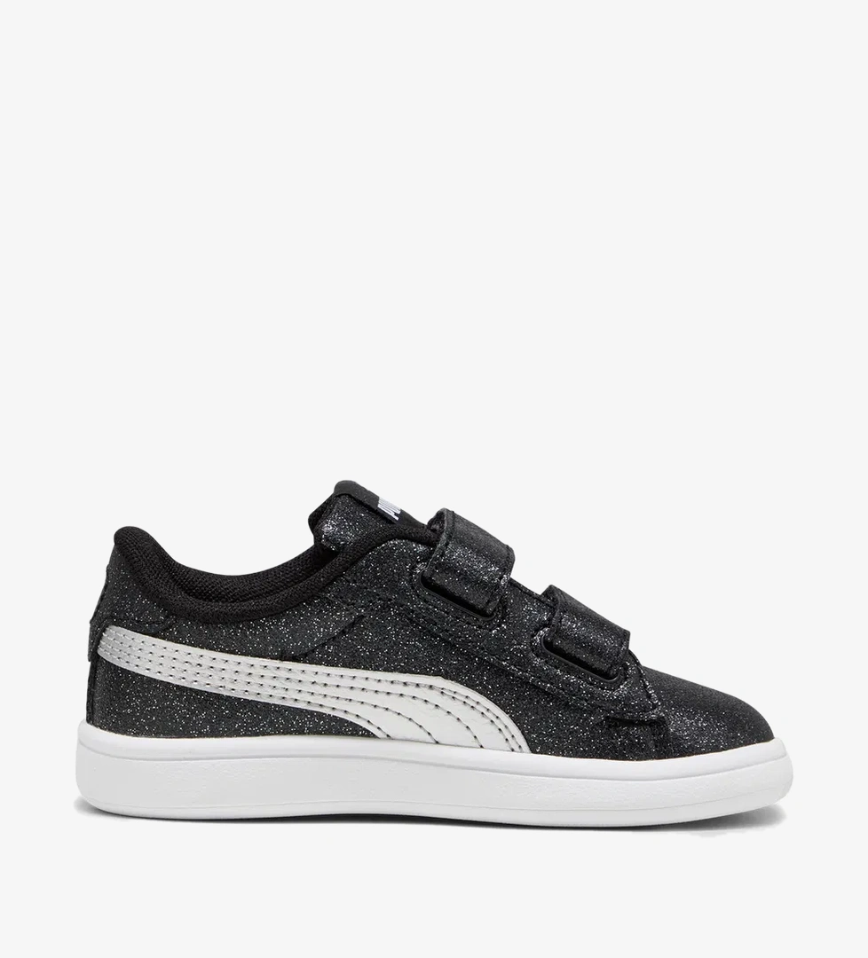 Puma Puma Smash 3.0 Glitz Glam Bebek Siyah Simli Spor Ayakkabı model görseli