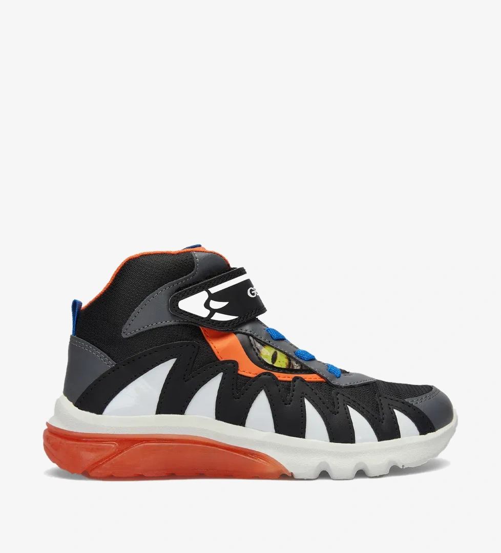 Geox J Ciberdron Çocuk Siyah Spor Ayakkabı