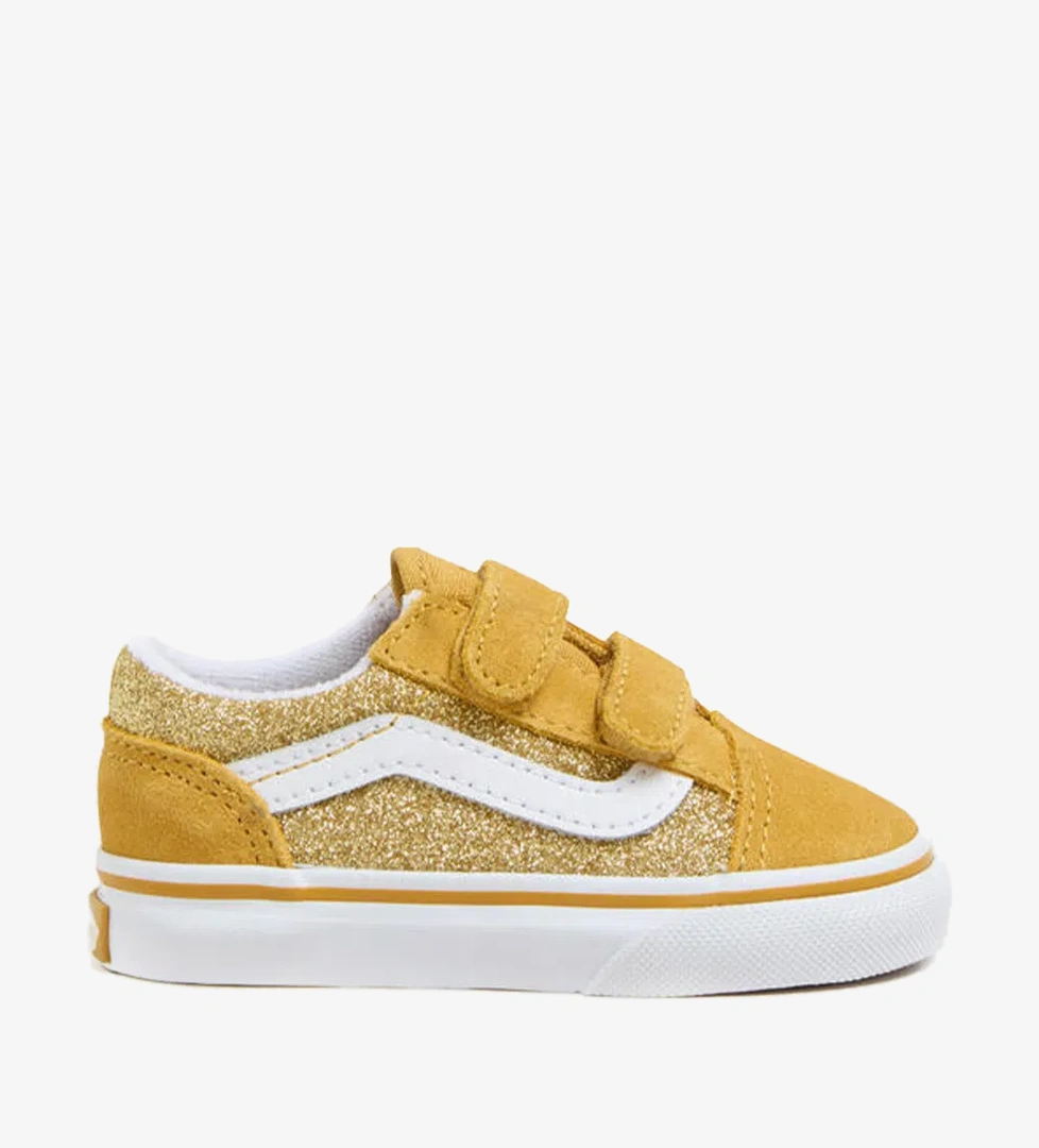 Vans Vans Old Skool Toddler Bebek Sarı Simli Sneaker model görseli