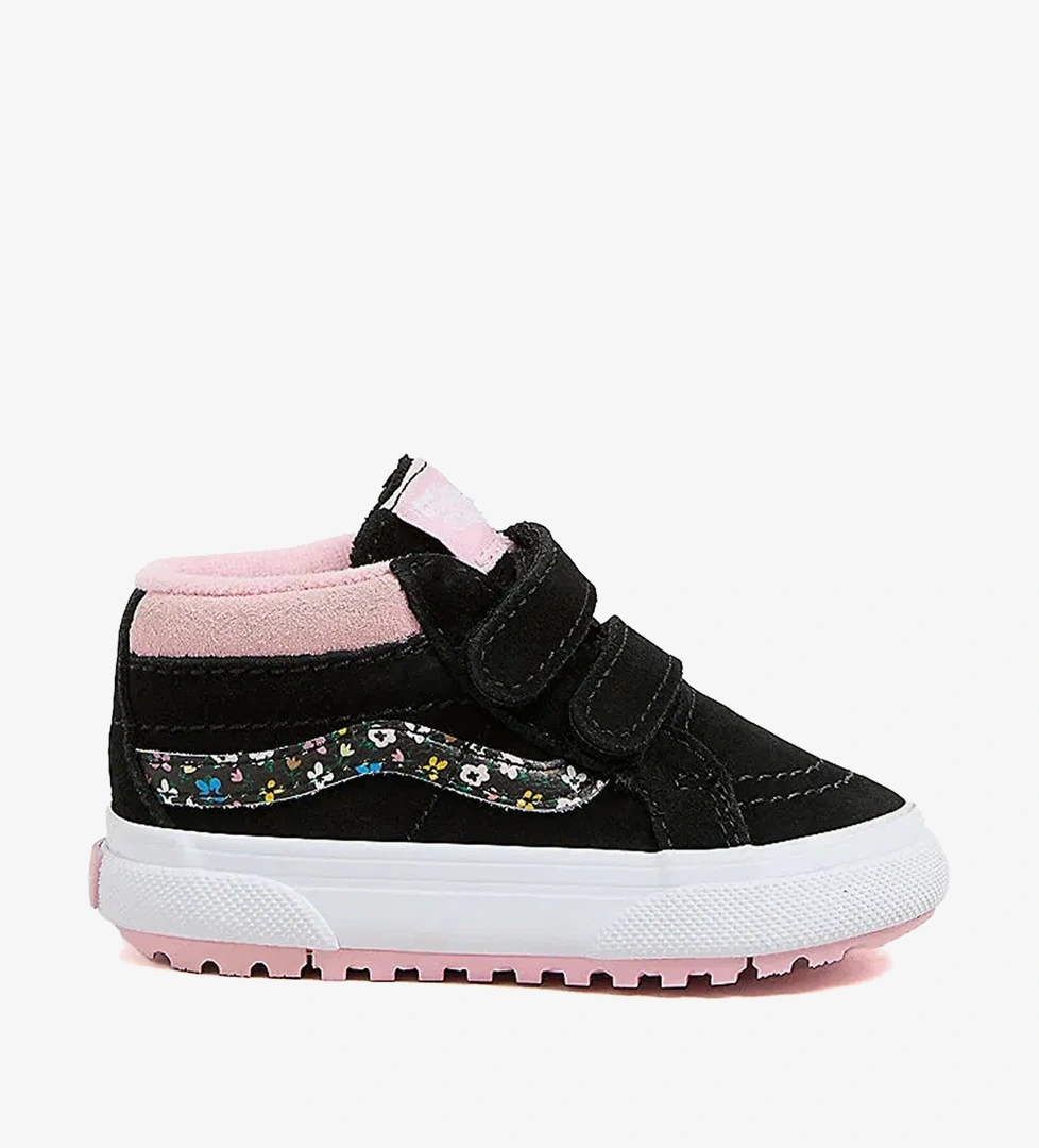 Vans Vans Mte Sk8-Mid Reissue Hook and Loop Çocuk Siyah Pembe Sneaker model görseli