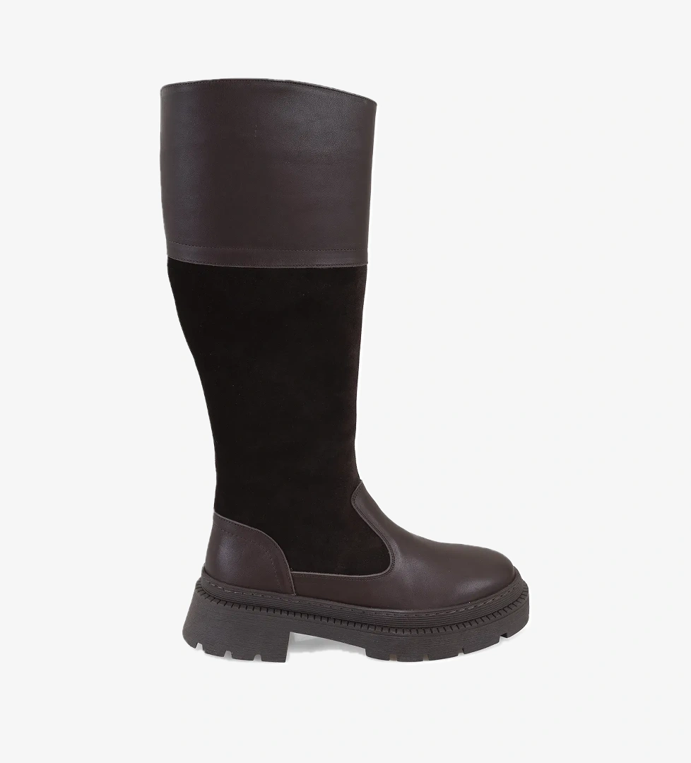 Kadın Kahve Deri Çizme