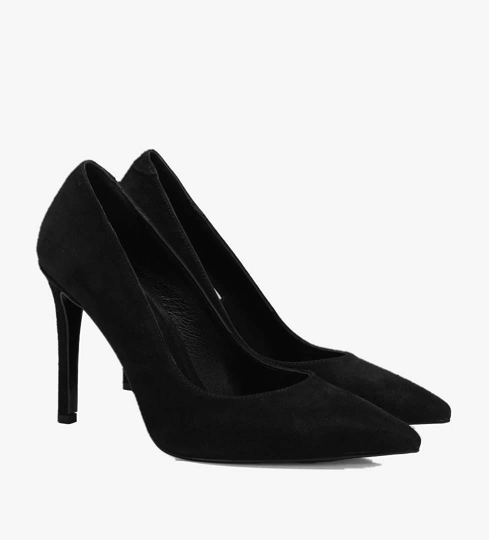 Desa Kadın Siyah Süet Stiletto model görseli