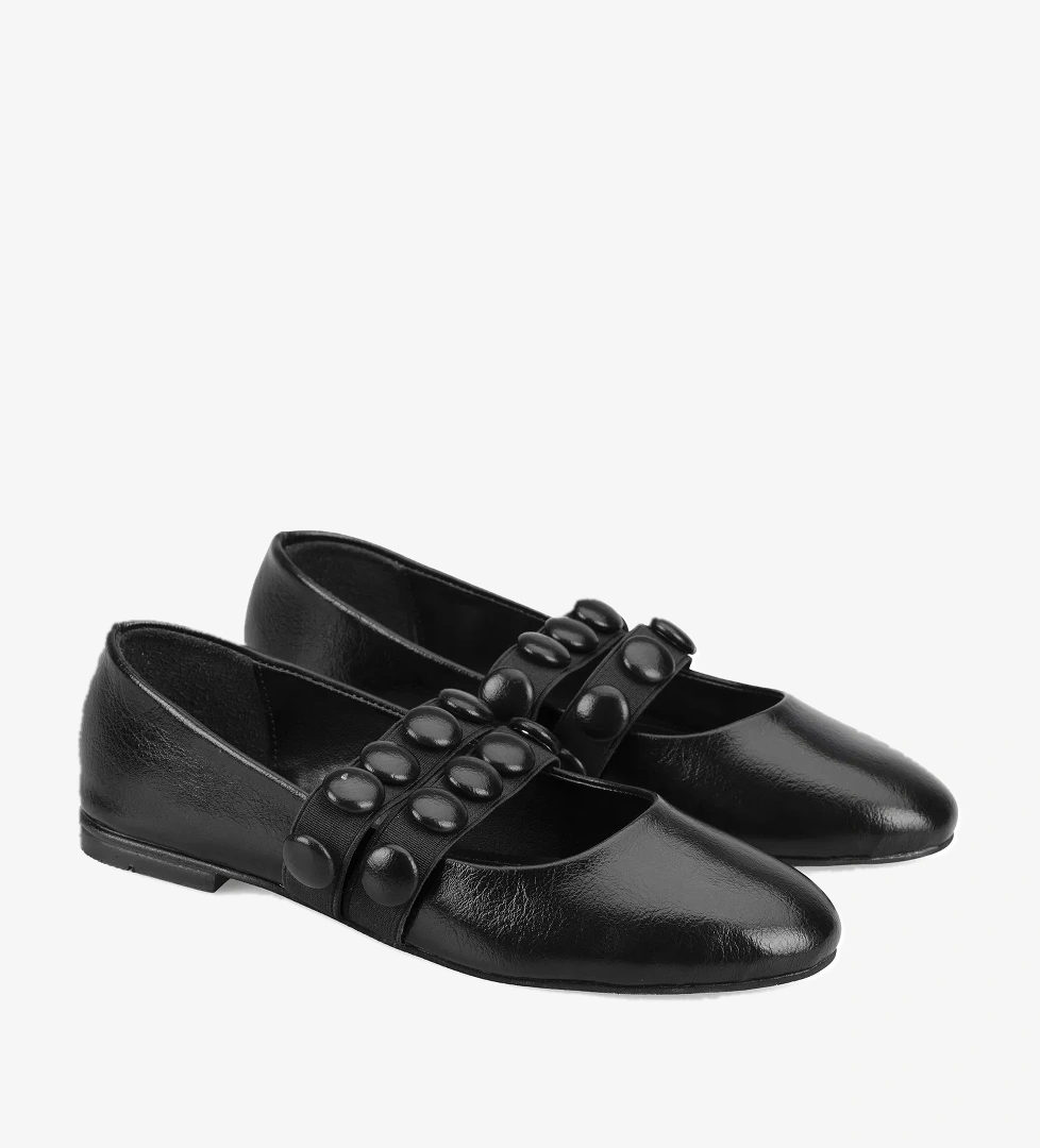 Kadın Siyah Babet - Görsel 1