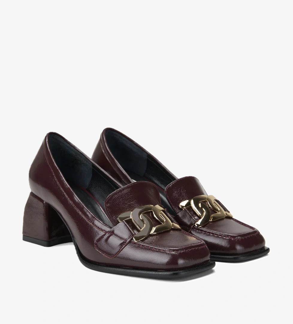 Kadın Bordo Klasik Ayakkabı - Görsel 1