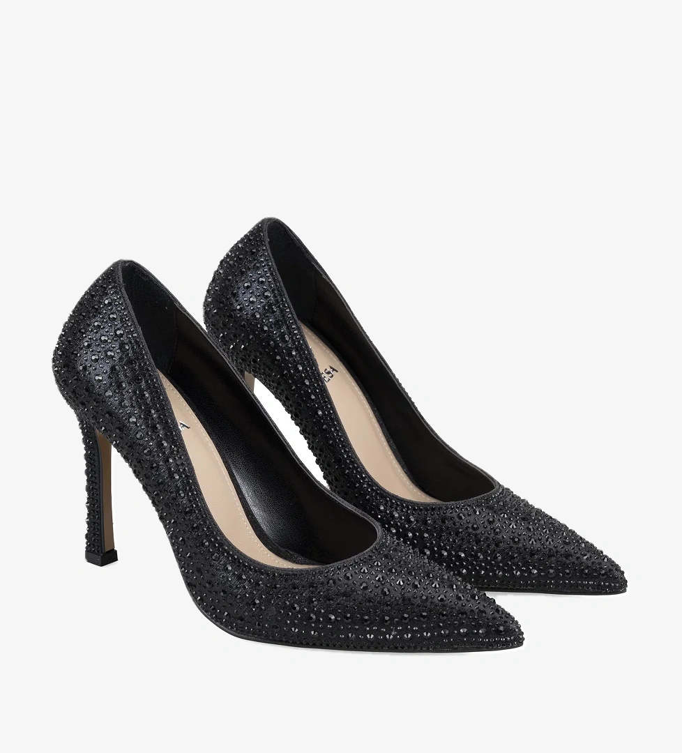 Kadın Siyah Klasik Topuklu Ayakkabı - Görsel 1