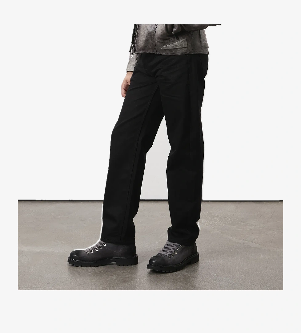 Desa Keid Kahve Antrasit Erkek Süet Bağcıklı Bot model görseli