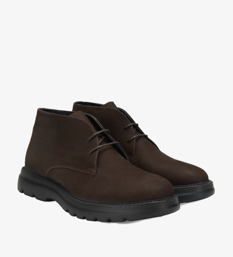 Selinda Kahve Erkek Deri Bot - Görsel 1