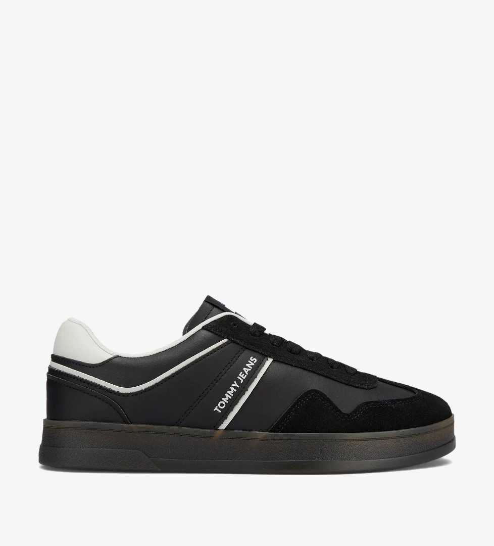 Tommy Jeans The Greenwich Retro Erkek Siyah Spor Ayakkabı - Görsel 1