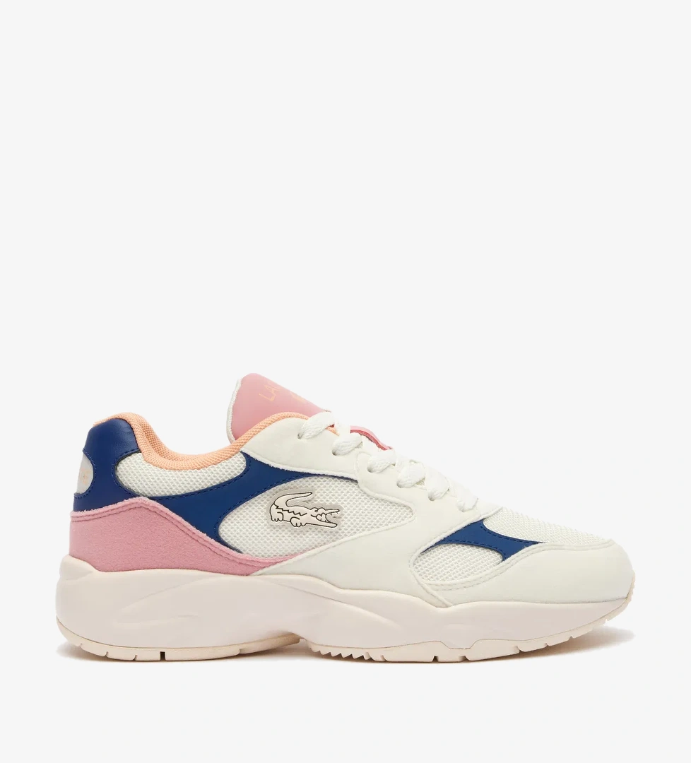 Lacoste Storm 96 Lo Vintage Çocuk Krem Sneaker - Görsel 1