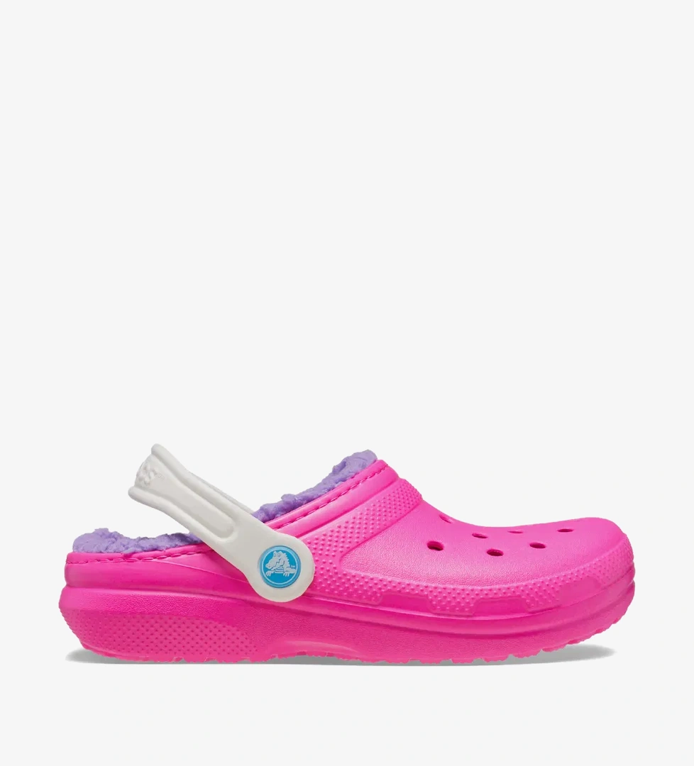 Crocs Crocs Classic Lined Clog Çocuk Pembe Terlik model görseli