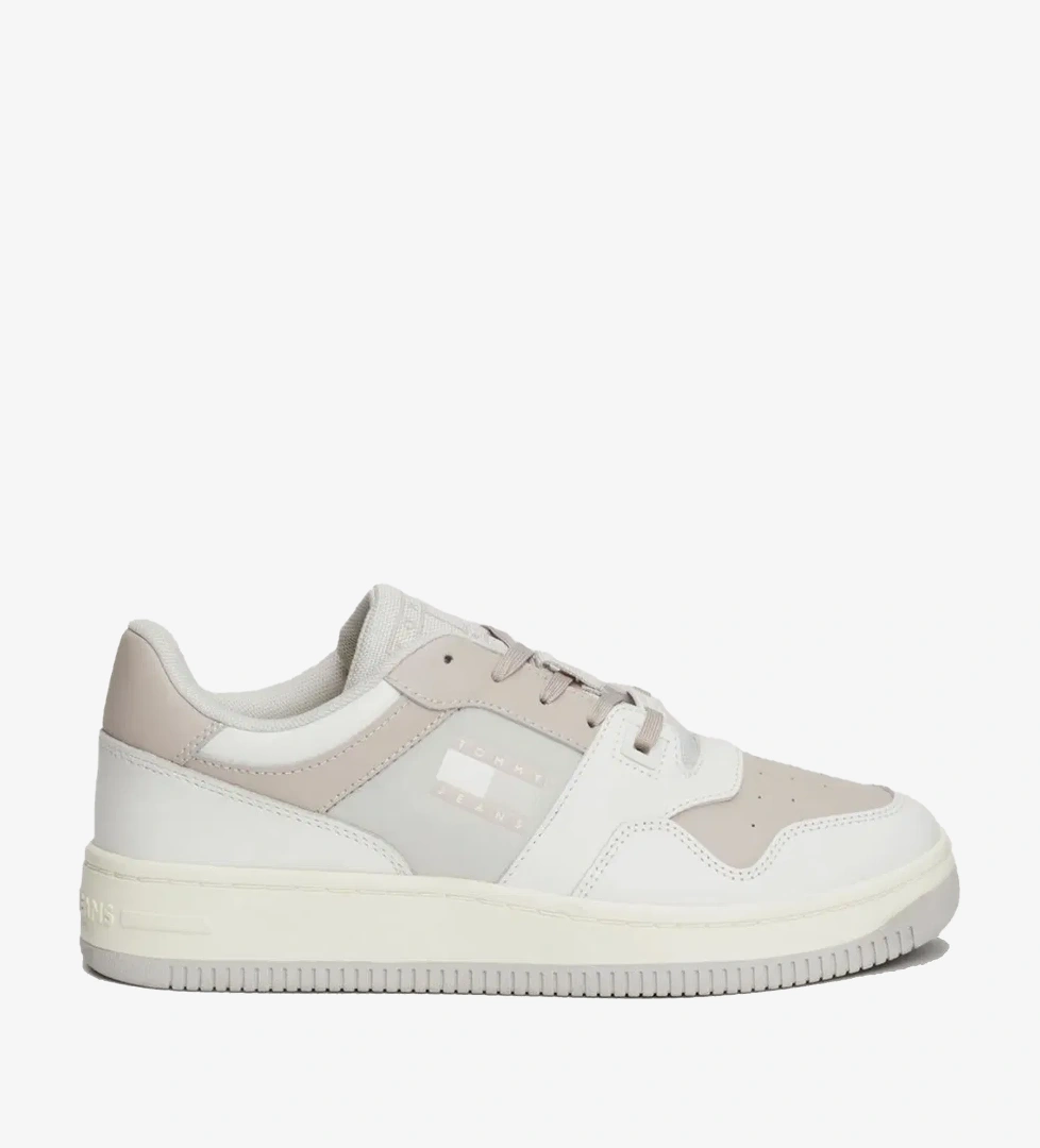 Tommy Hilfiger Tommy Jeans Retro Basket Tonal Kadın Gri Spor Ayakkabı model görseli