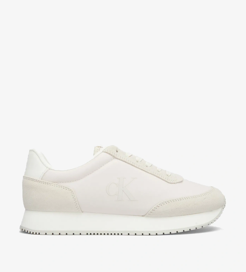Calvin Klein Jeans Calvin Klein Jeans Runner Laceup Low Mix Kadın Krem Spor Ayakkabı model görseli