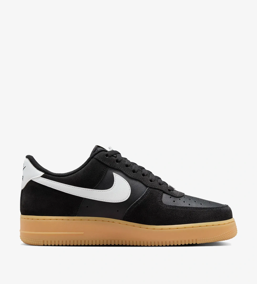 Nike Air Force 1 '07 LV8 Erkek Siyah Spor Ayakkabı - Görsel 1