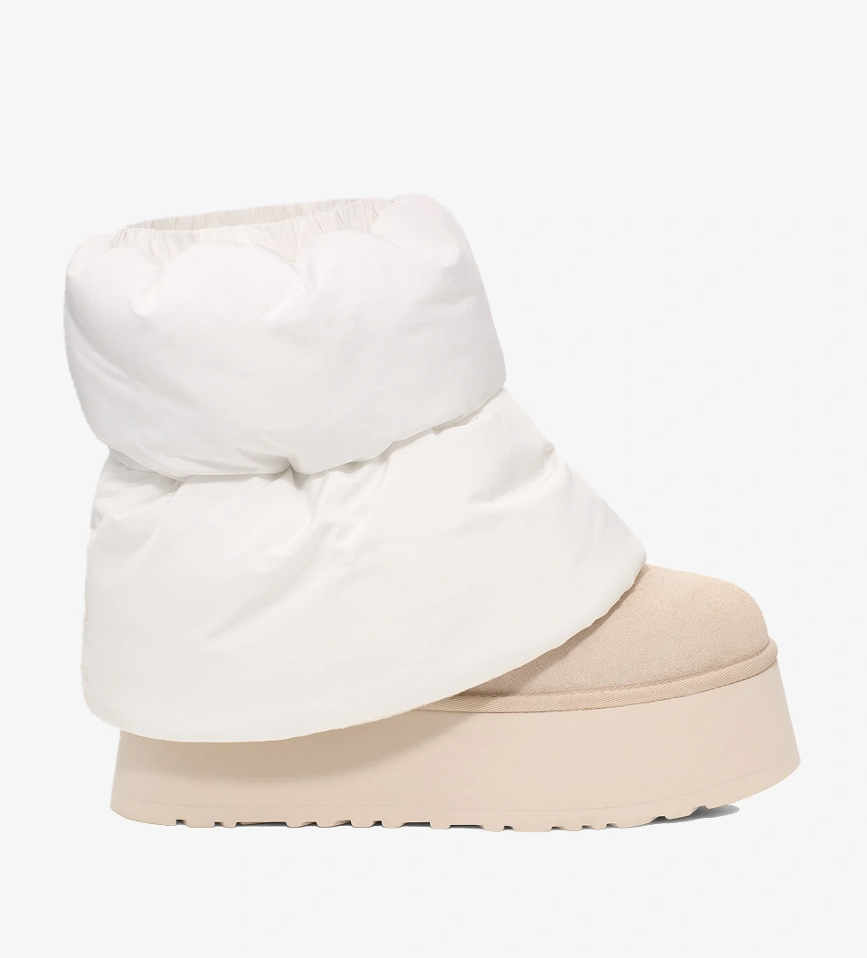 UGG Classic Mini Dipper Puffer Kadın Beyaz Bot