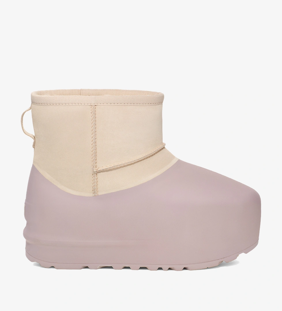 Ugg UGG Classic Mini Pumped Molded Kadın Krem Bot | FashFed Krem - 1. görsel