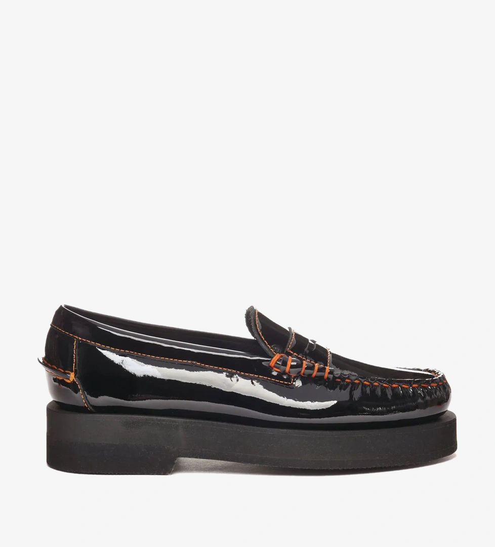 Sebago Sebago Kara Kadın Siyah/Turuncu Günlük Ayakkabı model görseli