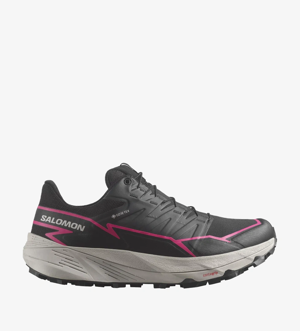 Salomon Salomon Thundercross Gore Tex Kadın Siyah Koşu Ayakkabısı model görseli