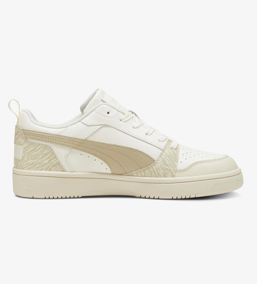 Puma Puma Rebound V6 Low Animal Fever Kadın Bej Spor Ayakkabı model görseli