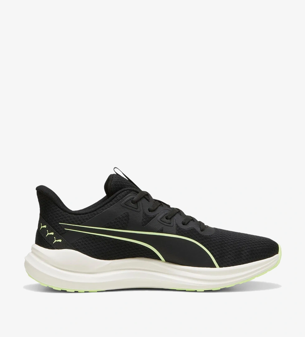 Puma Reflect Lite Unisex Siyah Koşu Ayakkabısı - Görsel 1