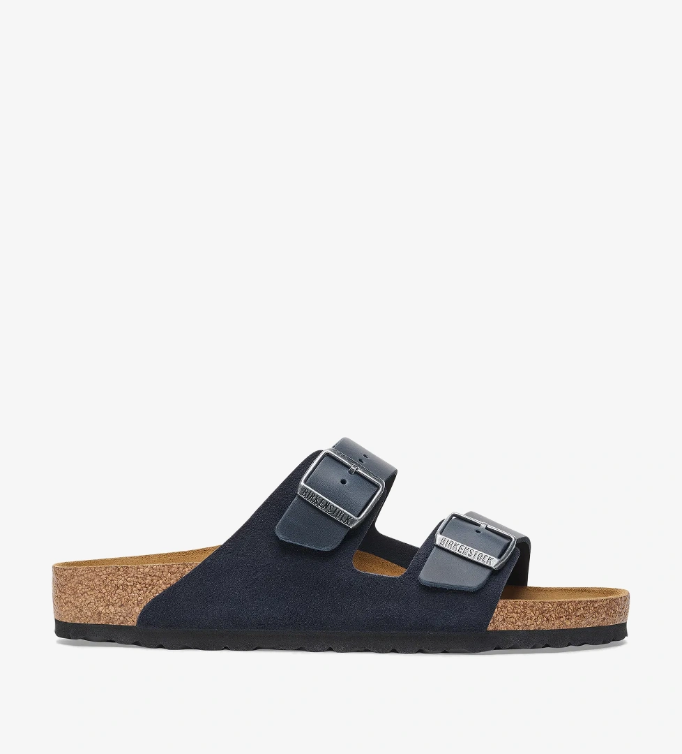 Birkenstock Arizona Vl Leoi Erkek Mavi Terlik - Görsel 1