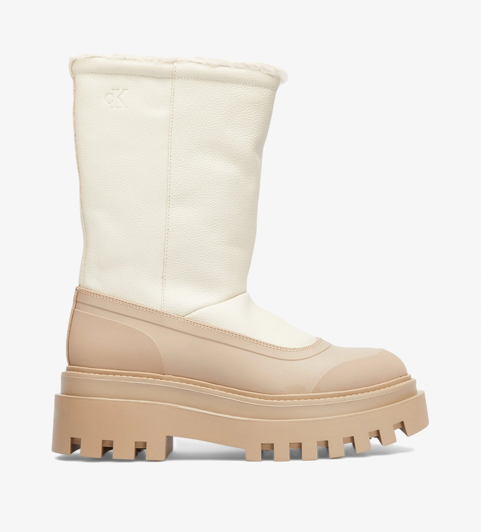 Calvin Klein Jeans Calvin Klein Jeans Flatform Chelsea Boot Padded Kadın Kahverengi Yağmur Botu | FashFed Kahverengi - 1. görsel