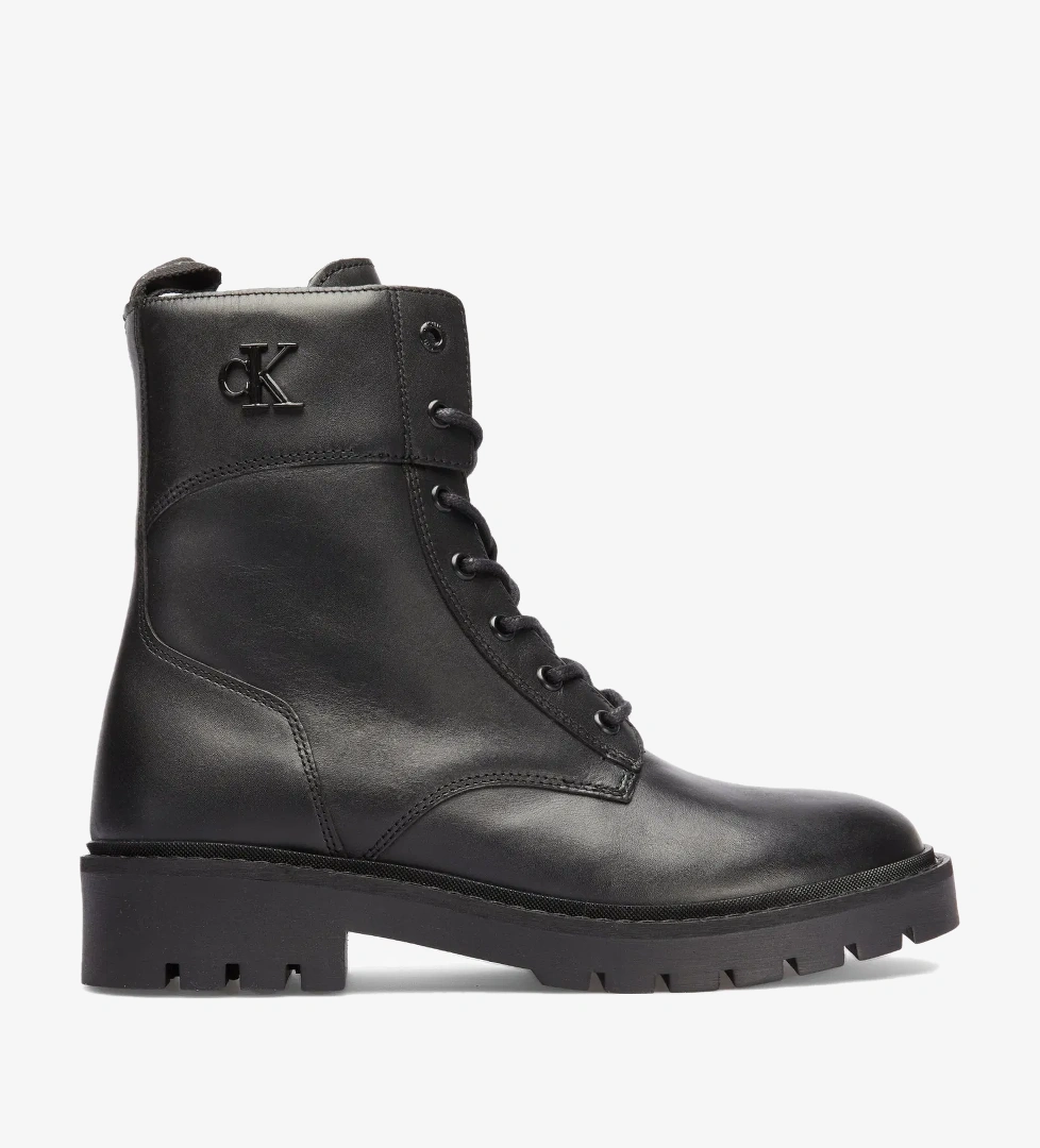 Calvin Klein Calvin Klein Jeans Combat Mıd Zip Kadın Siyah Yağmur Botu model görseli