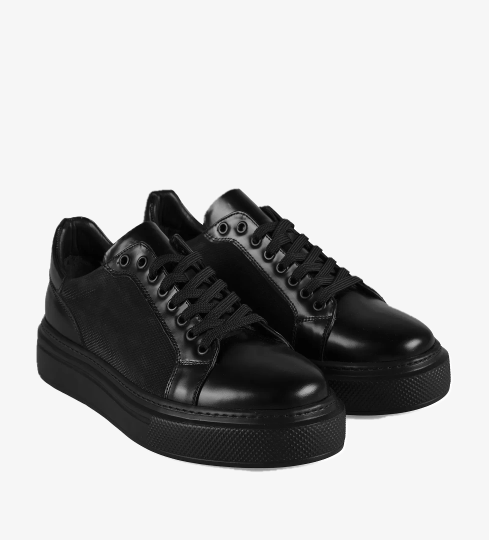 Kior Siyah Erkek Günlük Ayakkabı - Görsel 1