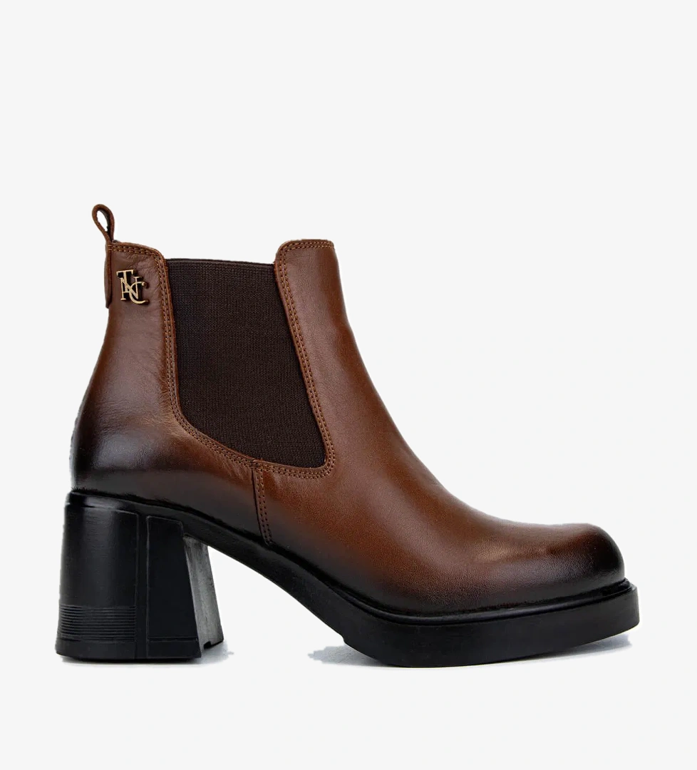 Tamer Tanca Tamer Tanca Kadın Hakiki Deri Taba Deri Casual Bot model görseli