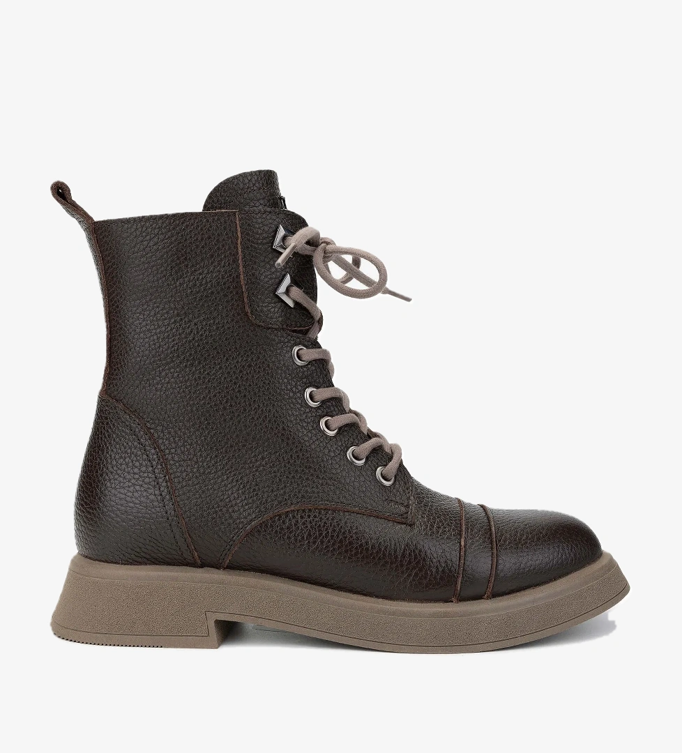 Tamer Tanca Tamer Tanca Kadın Hakiki Deri Kahverengi Casual Bot model görseli