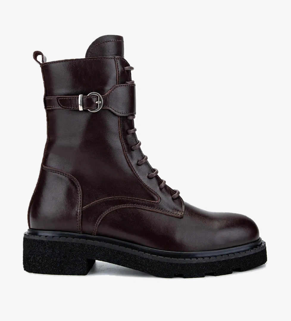 Tamer Tanca Tamer Tanca Kadın Hakiki Deri Kahverengi Casual Bot model görseli