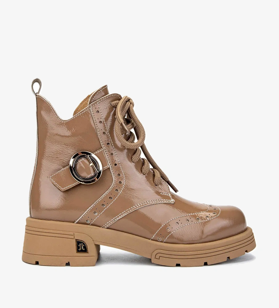 Tamer Tanca Kadın Hakiki Deri Vizon Casual Bot - Görsel 1