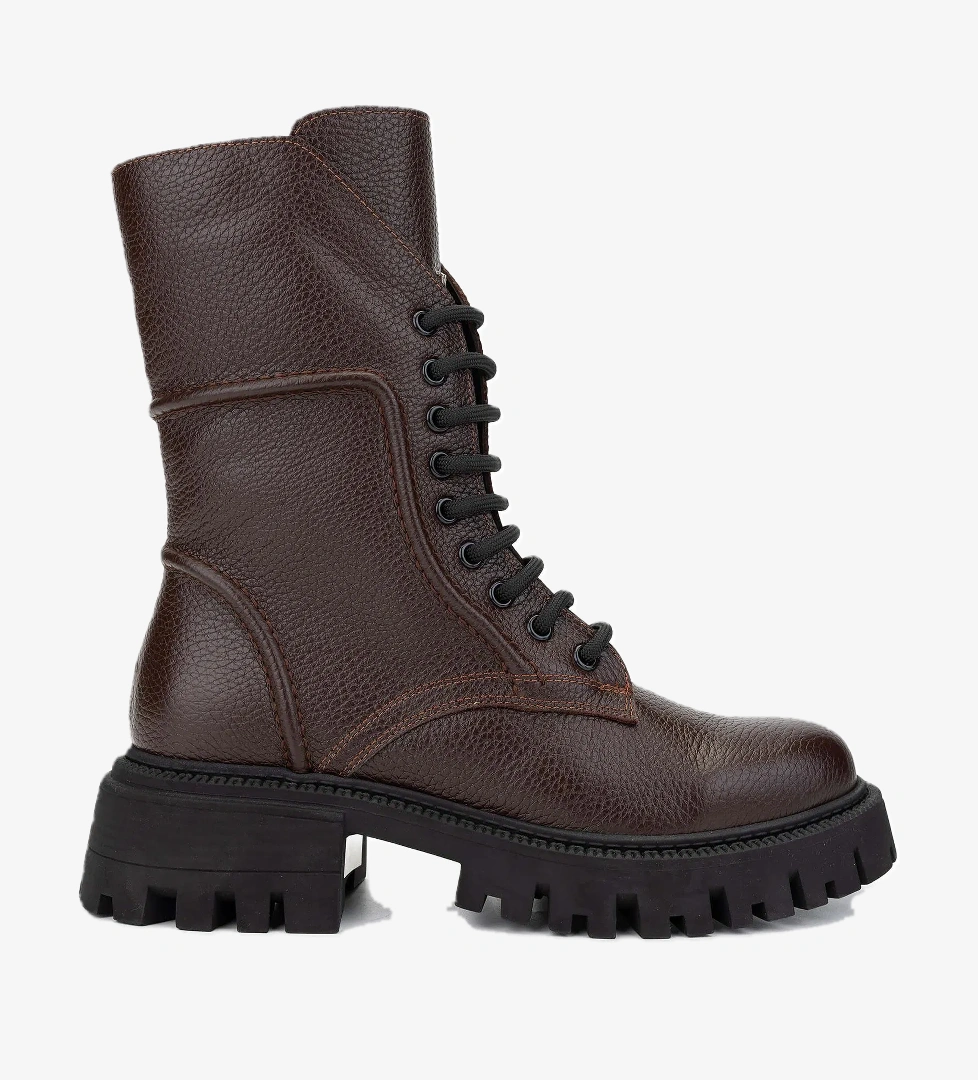 Tamer Tanca Tamer Tanca Kadın Hakiki Deri Kahverengi Casual Bot model görseli