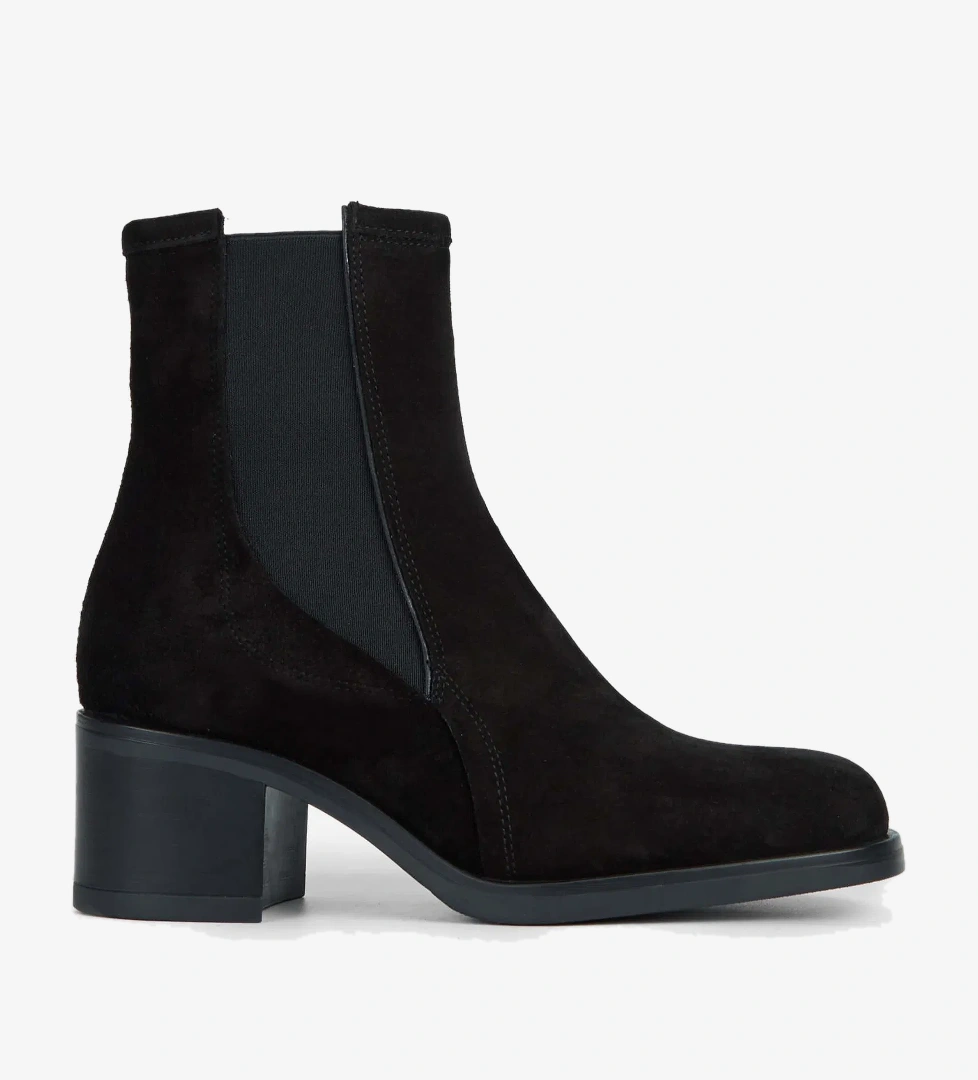 Tamer Tanca Tamer Tanca Kadın Hakiki Deri Siyah Süet Casual Bot model görseli