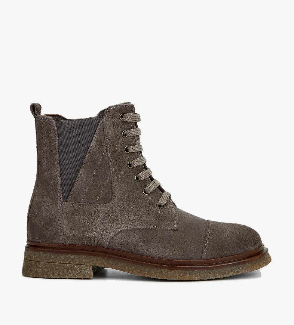 Tamer Tanca Kadın Hakiki Deri Vizon Casual Bot - Görsel 1