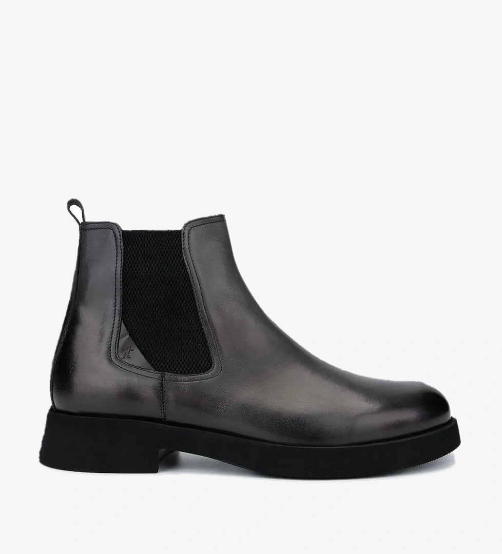 Tamer Tanca Tamer Tanca Erkek Hakiki Deri Gri Casual Bot model görseli