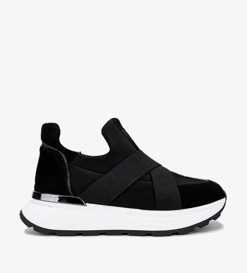 Tamer Tanca Tamer Tanca Kadın Deri/Tekstil Siyah Sneakers &amp; Spor Ayakkabı model görseli