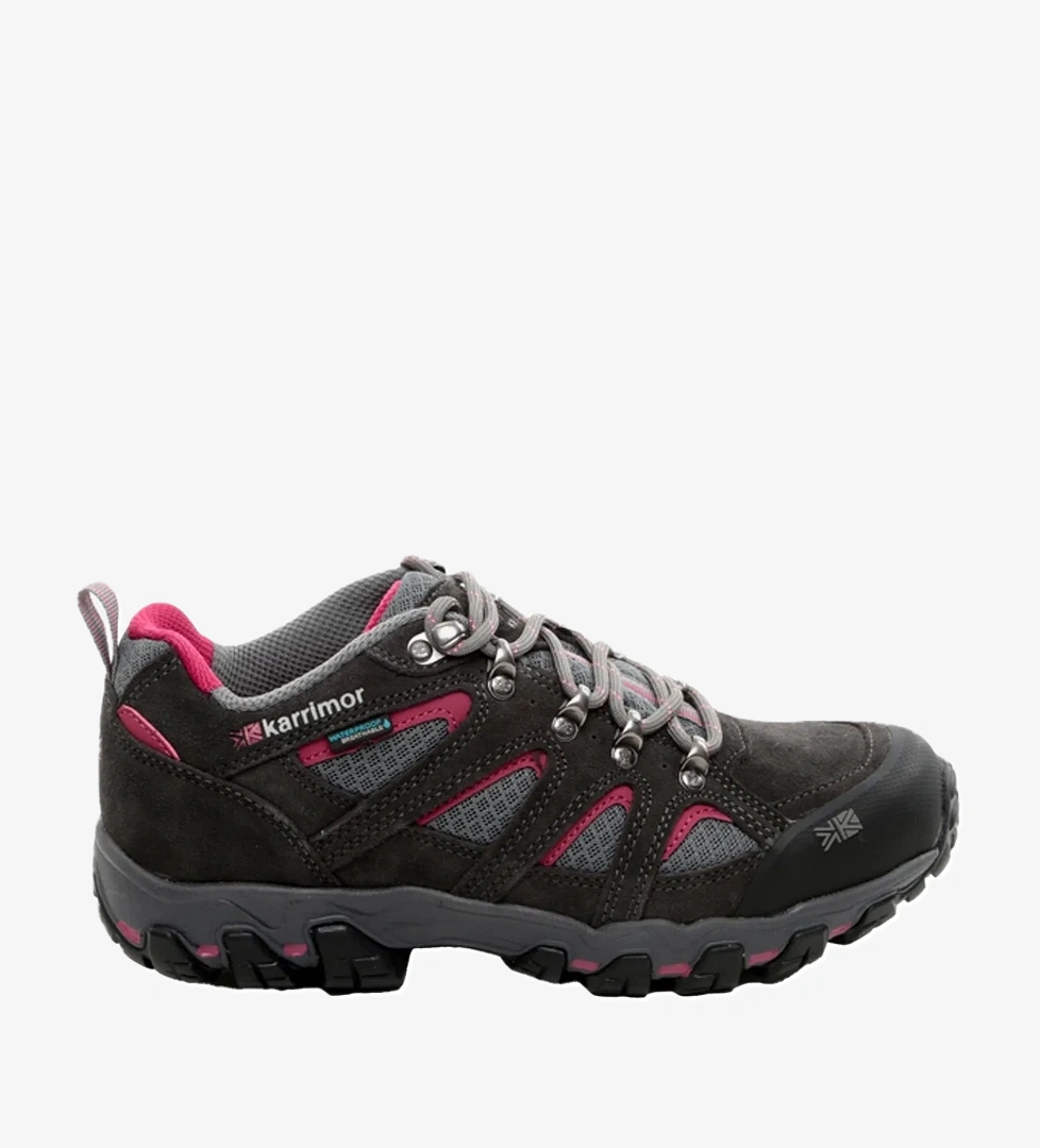 Karri̇mor Bodmin Low 5 Ladies Weathertite Dark Grey/cochineal Kadın Gri Outdoor Ayakkabı - Görsel 1