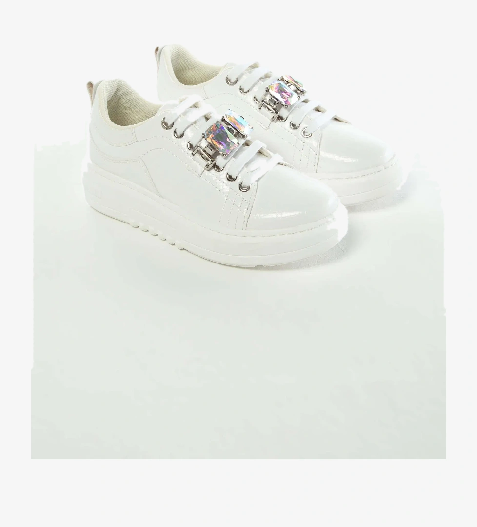 Tamer Tanca Tamer Tanca Kadın Vegan Beyaz Sneakers &amp; Spor Ayakkabı model görseli