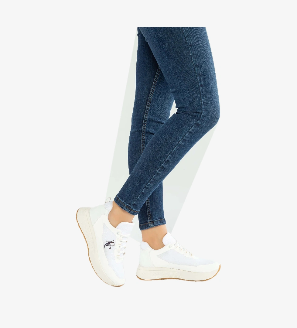 Tamer Tanca Kadın Vegan Beyaz Sneakers & Spor Ayakkabı - Görsel 1