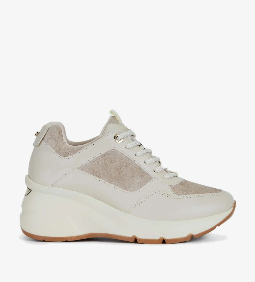 Tamer Tanca Tamer Tanca Kadın Vegan Bej Sneakers &amp; Spor Ayakkabı model görseli