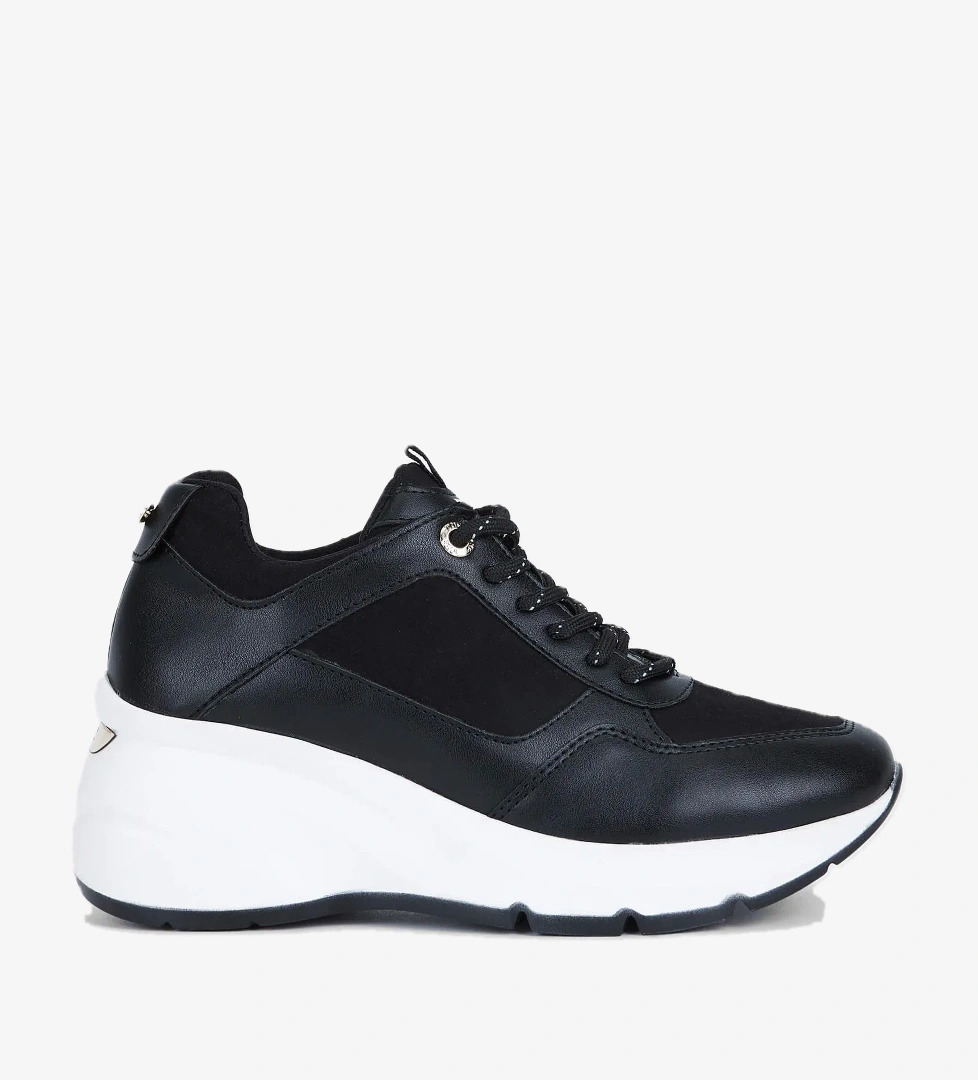 Tamer Tanca Tamer Tanca Kadın Vegan Siyah Sneakers & Spor Ayakkabı model görseli