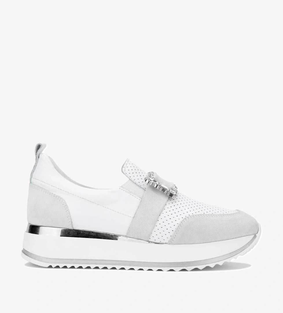 Tamer Tanca Tamer Tanca Kadın Hakiki Deri Beyaz Sneakers & Spor Ayakkabı model görseli